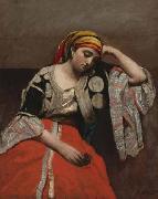 Jean Baptiste Camille  Corot Juive dAlger oil